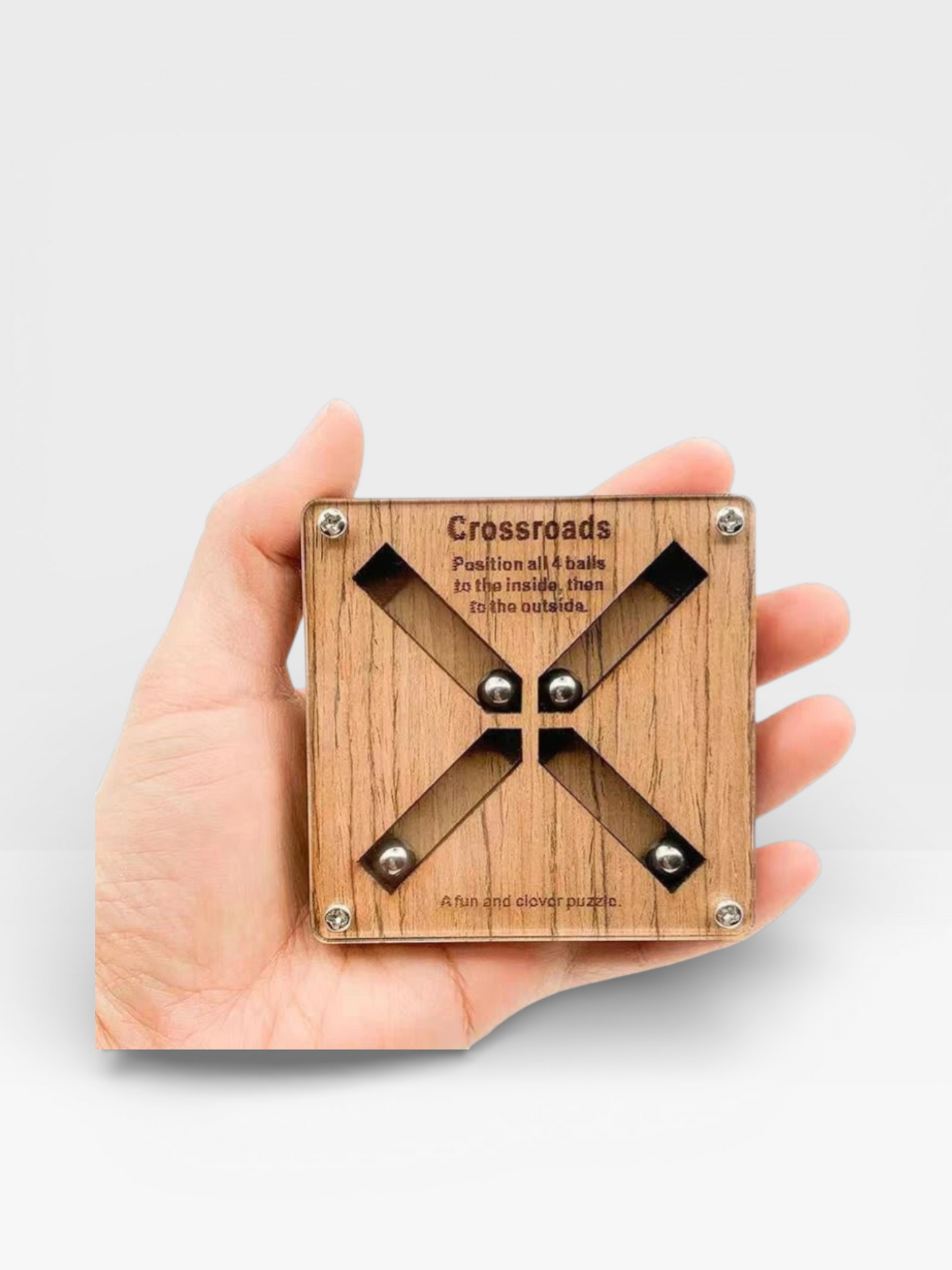 Crossroad Puzzle Labyrinth Maze Wooden Puzzles - UNIVEA