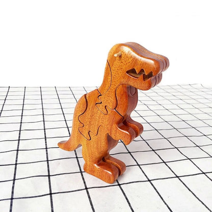 3D Wooden Stacking Animals Jigsaw Toys - UNIVEA