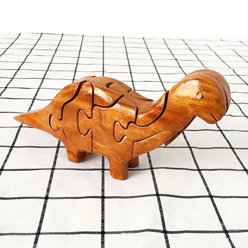 3D Wooden Stacking Animals Jigsaw Toys - UNIVEA