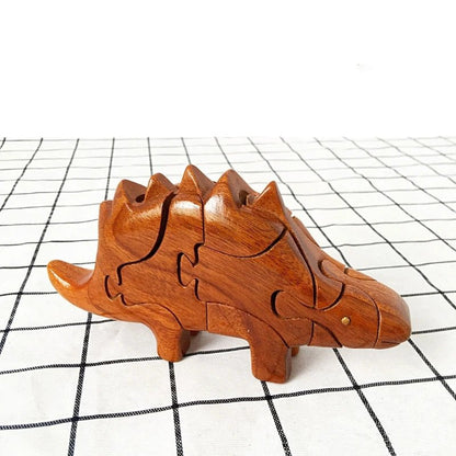 3D Wooden Stacking Animals Jigsaw Toys - UNIVEA