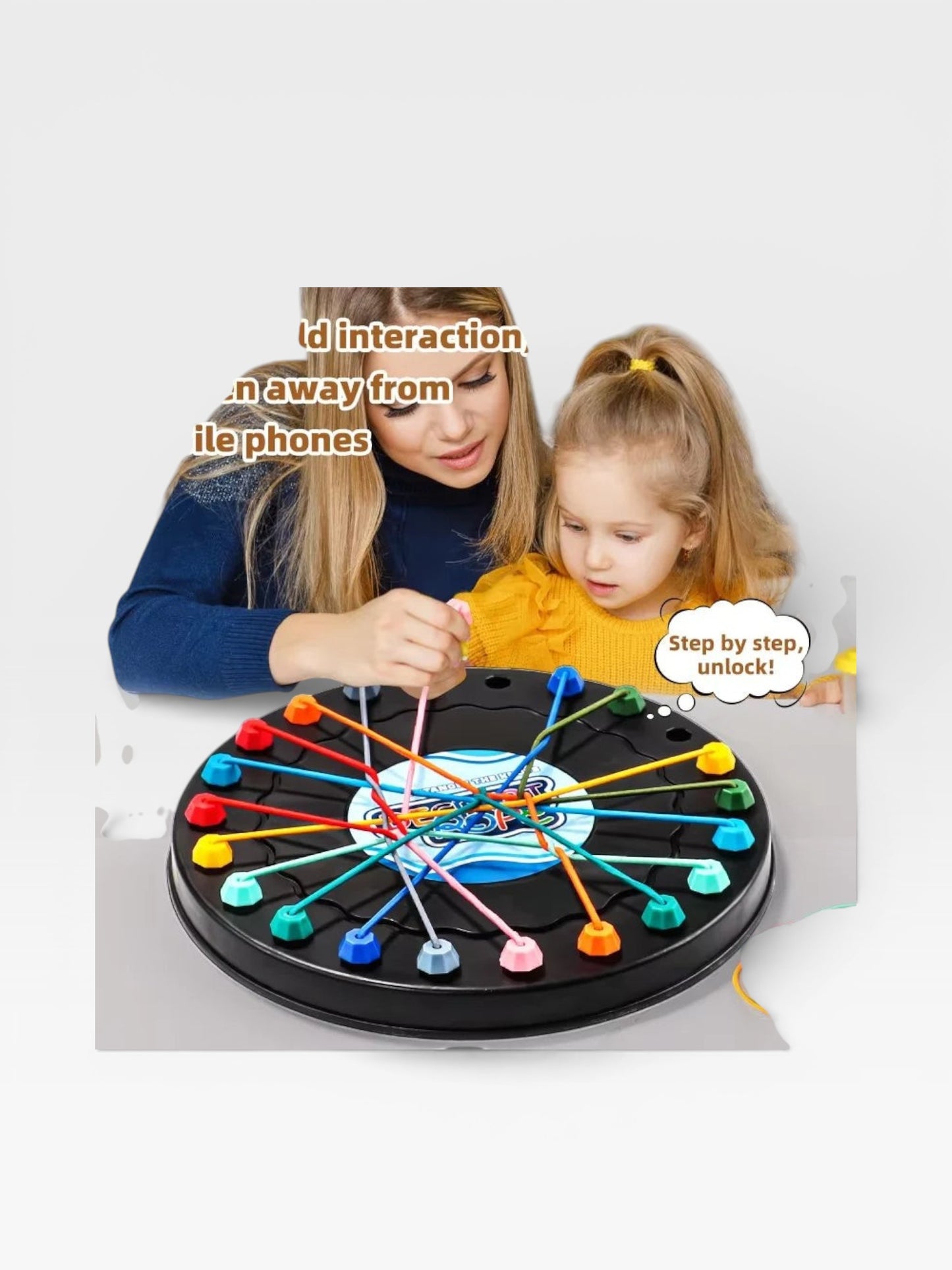 Rope Untangling table Game for Kids Enhances Logical Thinking Develops Concentration Perfect for  Interaction