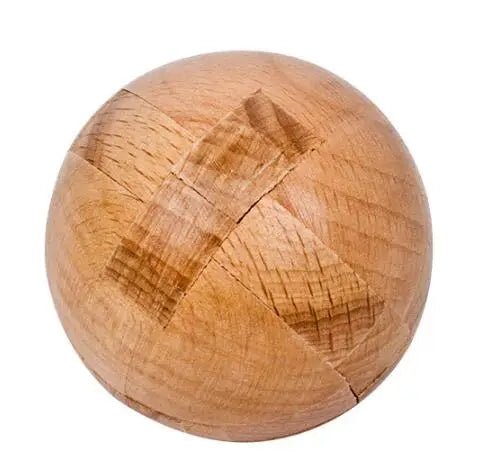 Beech Wood Wooden Burr Puzzles Interlocking Game for Adults KIds - UNIVEA