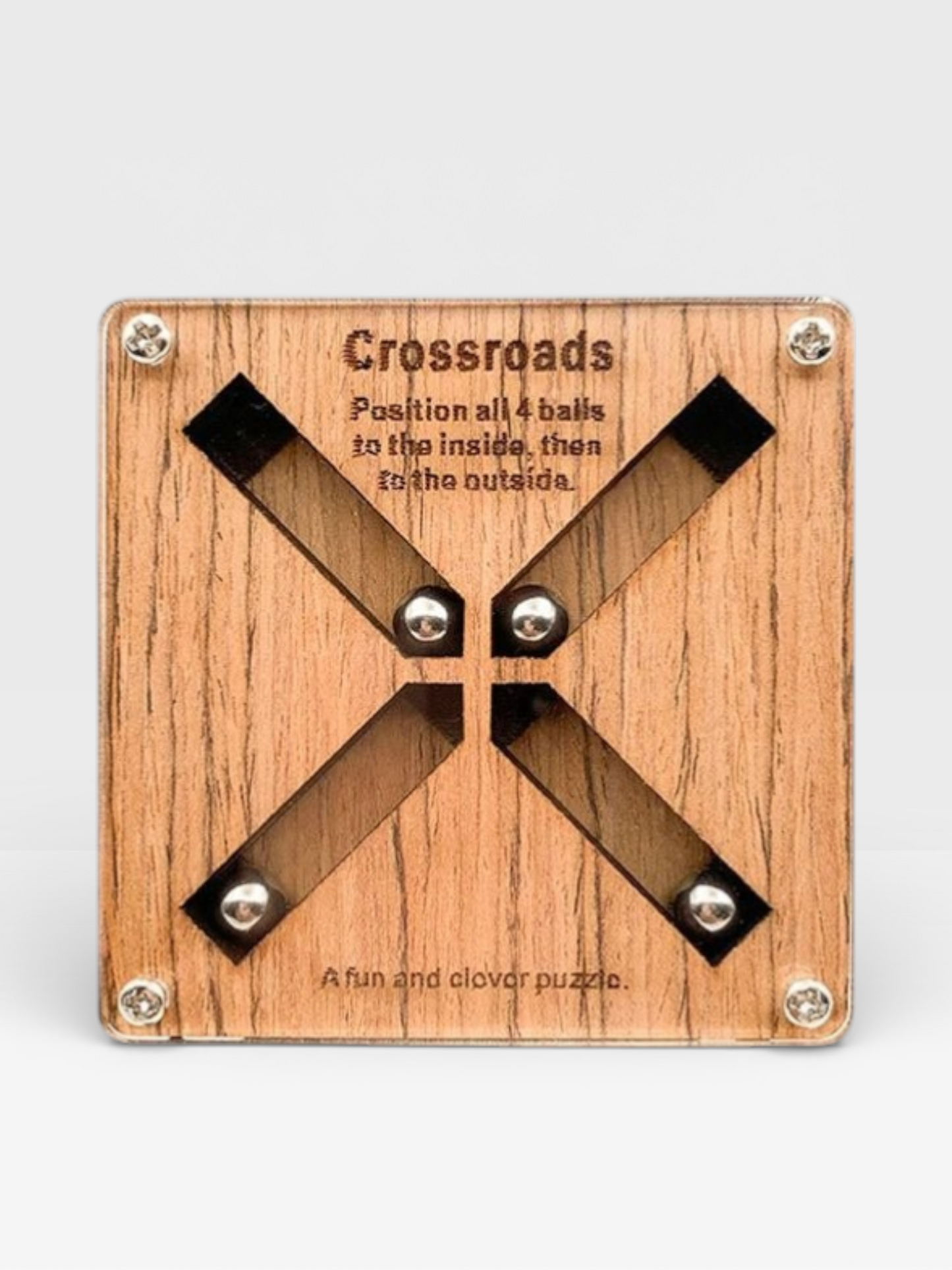 Crossroad Puzzle Labyrinth Maze Wooden Puzzles - UNIVEA