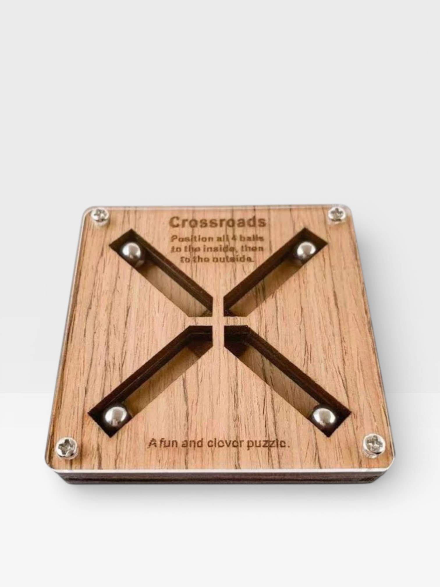 Crossroad Puzzle Labyrinth Maze Wooden Puzzles - UNIVEA