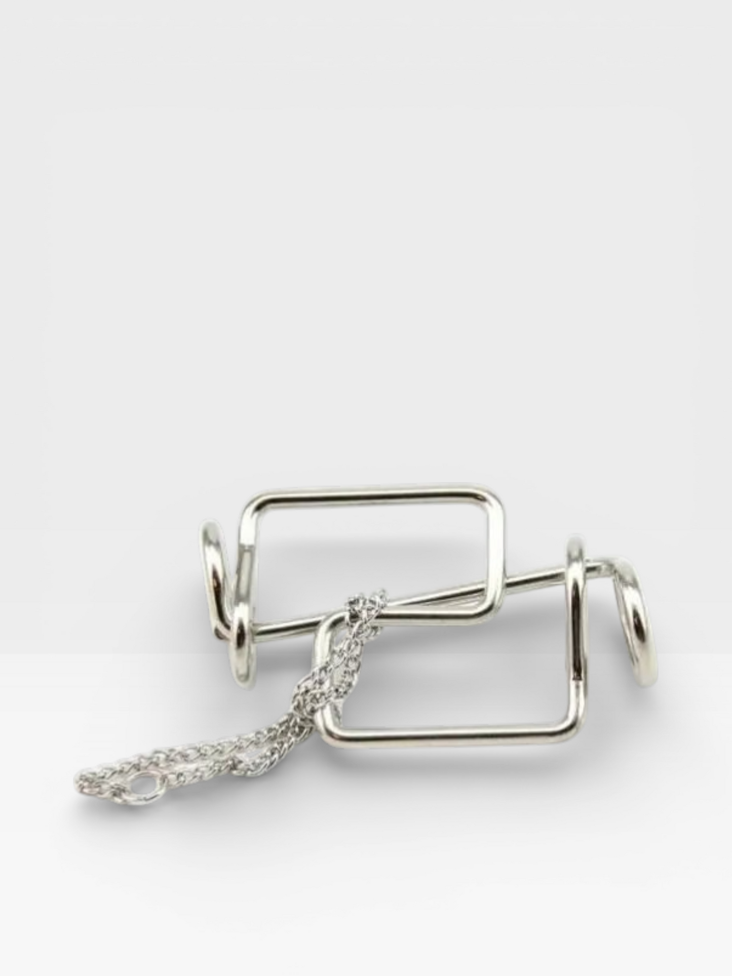 Intelligence Logic Wooden Metal Rope Puzzle - UNIVEA