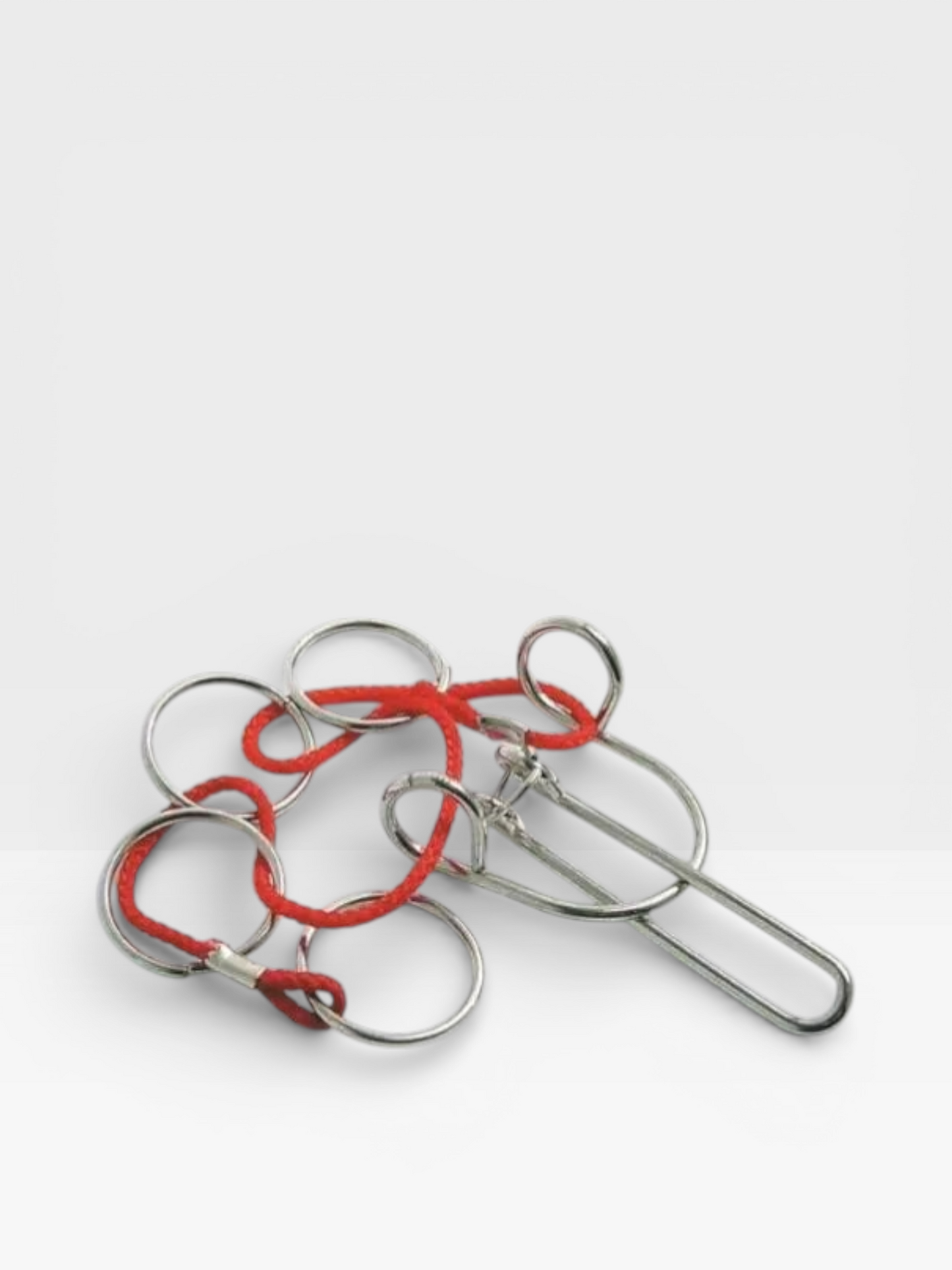 Intelligence Logic Wooden Metal Rope Puzzle - UNIVEA