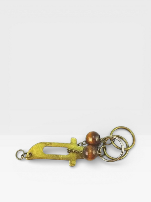 Sword - shaped Intelligence Metal String Puzzle Magic Brain Teaser Puzzles Game for Adults Children - UNIVEA